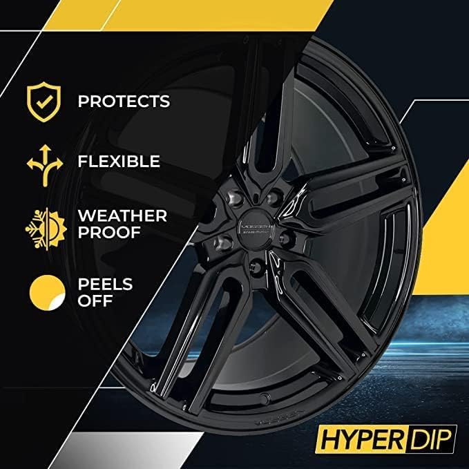 DipYourCar HyperDip Peelable Car Paint - 2-Pack Automotive Spray Paint for Wheels, Emblems, Mirrors and More - Piano Black - Image 2